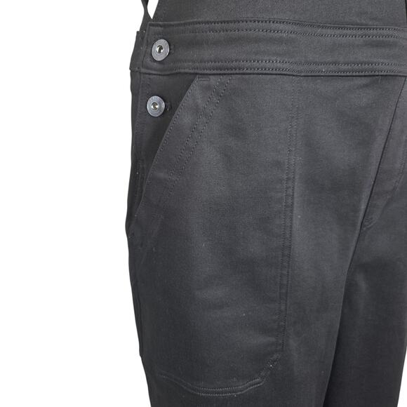 Duluth Trading Dyehard Wide Leg Crop Overalls Sz L - Picture 5 of 9